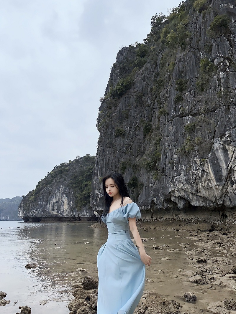 Đầm đi biển big size