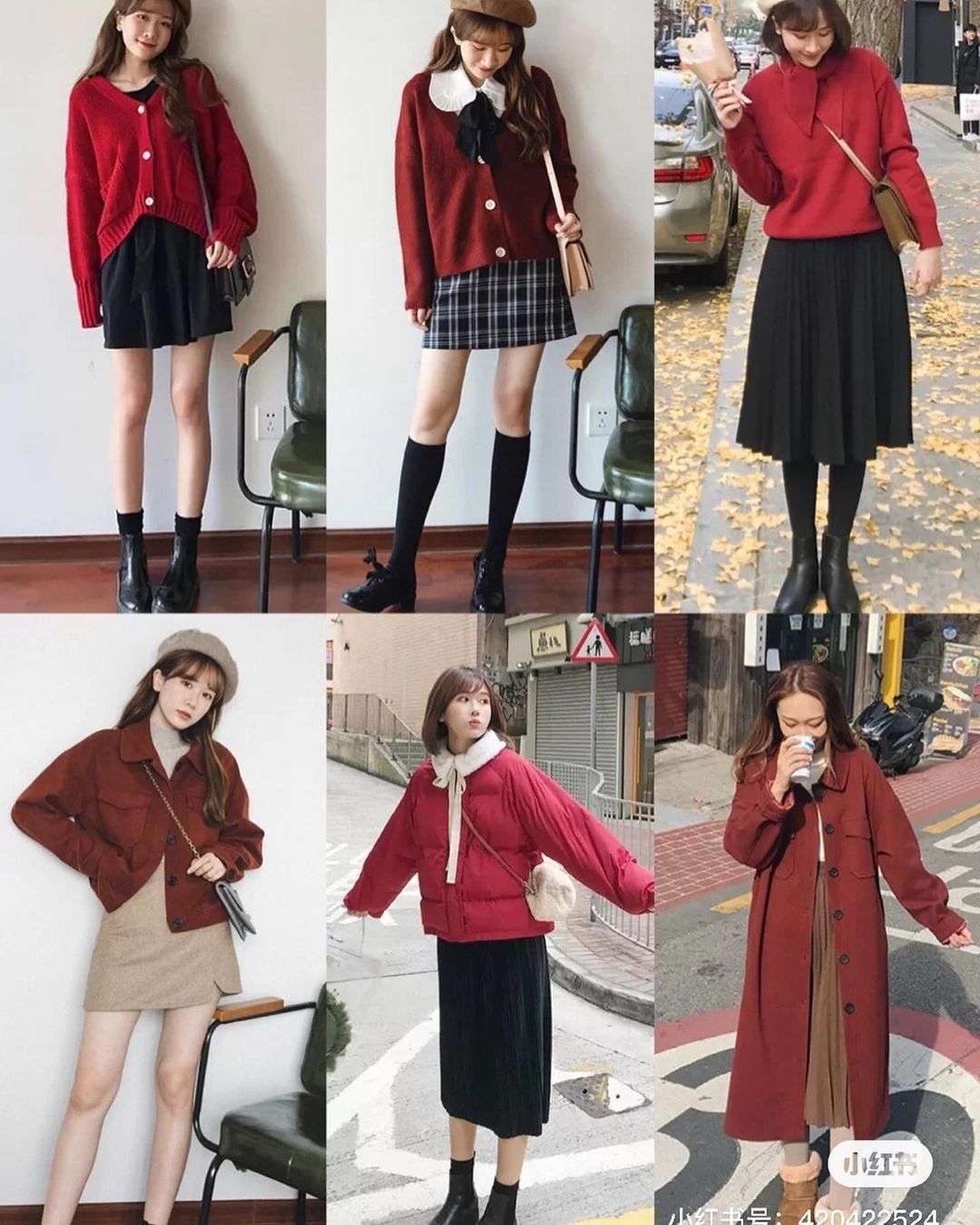 Phối đồ đỏ đen quyền lực