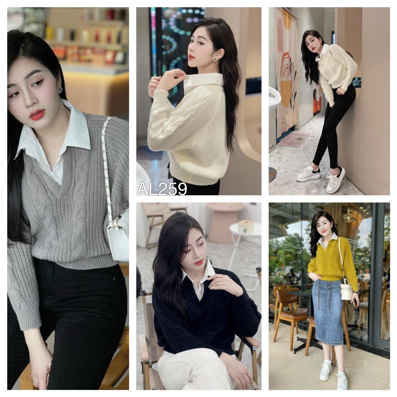 cách phối áo sơ mi nữ
