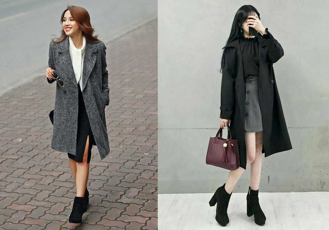 Phối đồ với áo dạ và hoodie