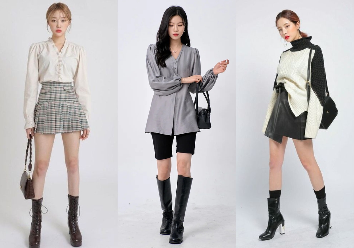 Cách phối đồ với boot cho người lùn