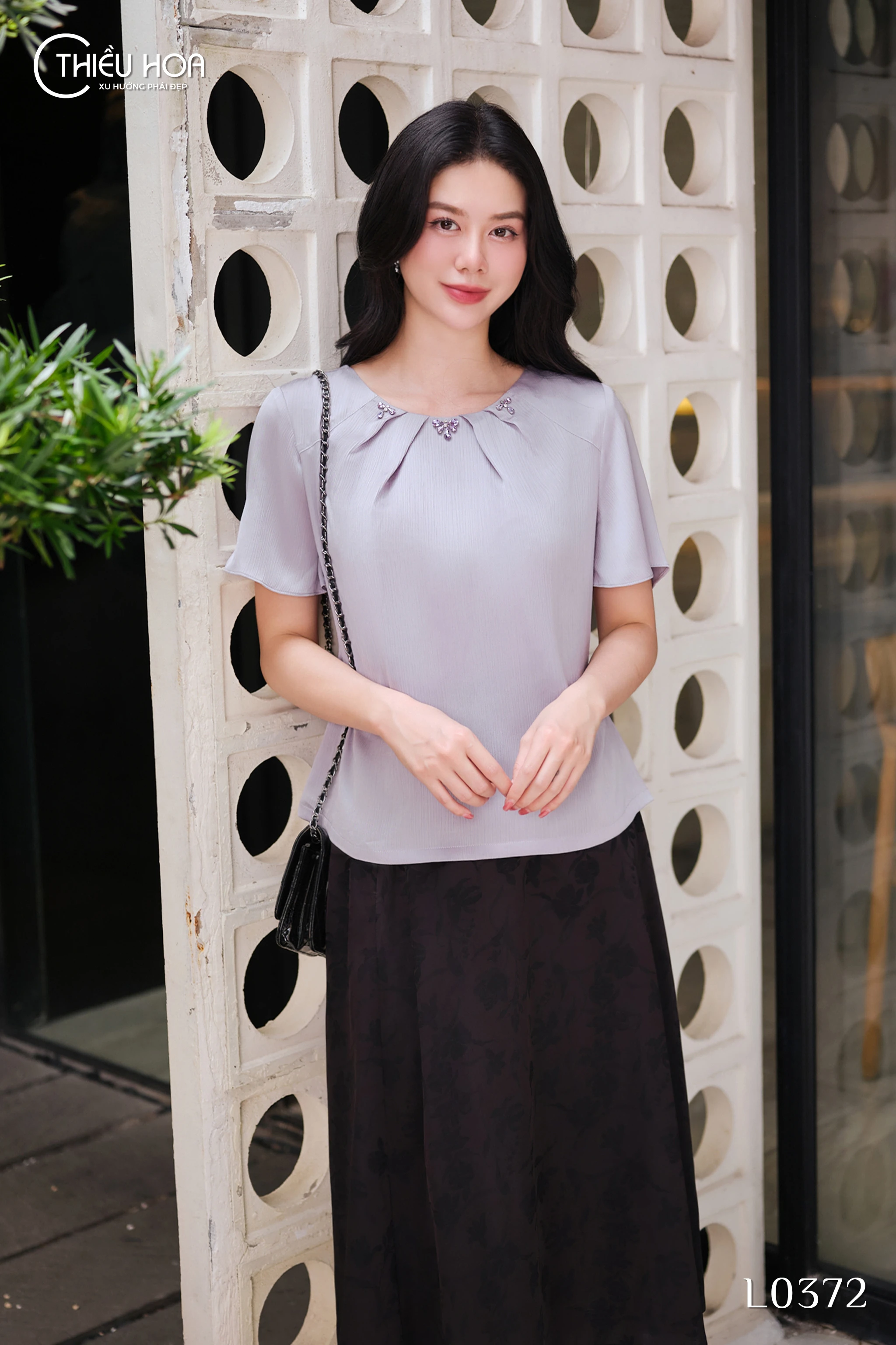 Đầm trung niên cho người mập