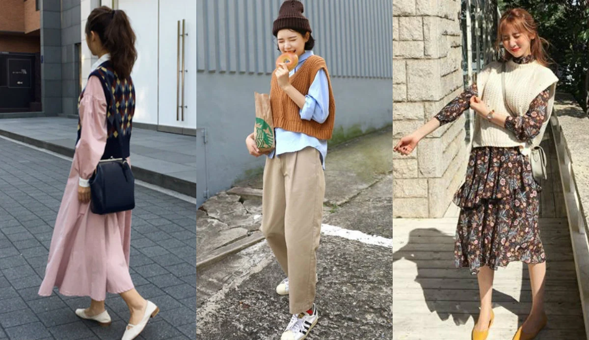 Quần ống rộng áo croptop hack dáng