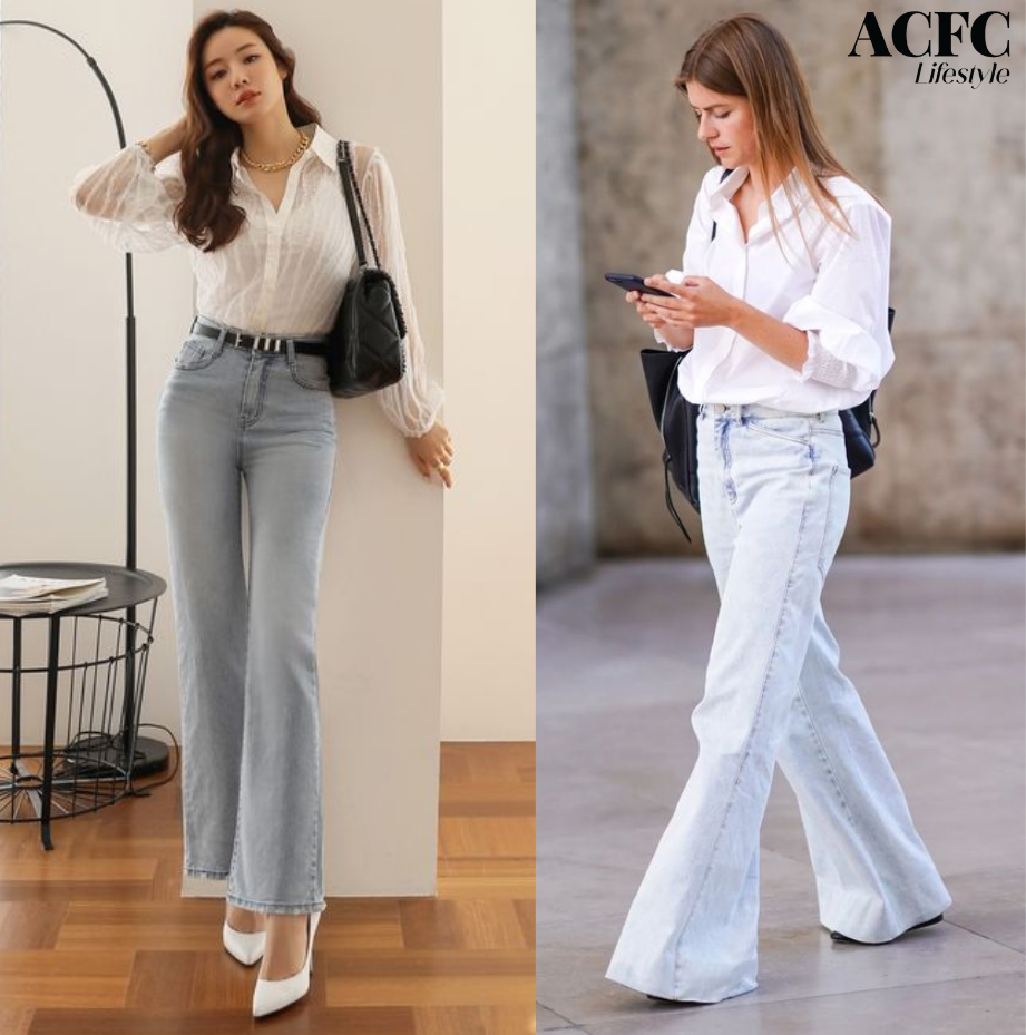 Quần Loe Mặc Với Áo Gì? 15+ Cách Phối Đồ Sành Điệu 6 Phối đồ dự tiệc với quần loe