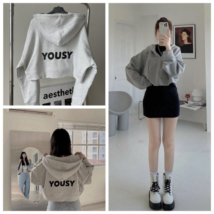 20+ Cách Phối Đồ Với Áo Hoodie Nữ Sành Điệu & Hack Dáng 2 áo hoodie nữ ngầu