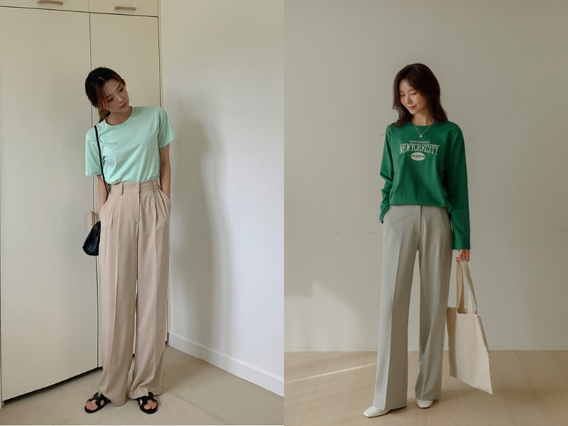 Áo xanh lá mặc với quần màu gì? 10+ cách phối đồ sành điệu 3 Áo xanh lá mặc với quần màu gì