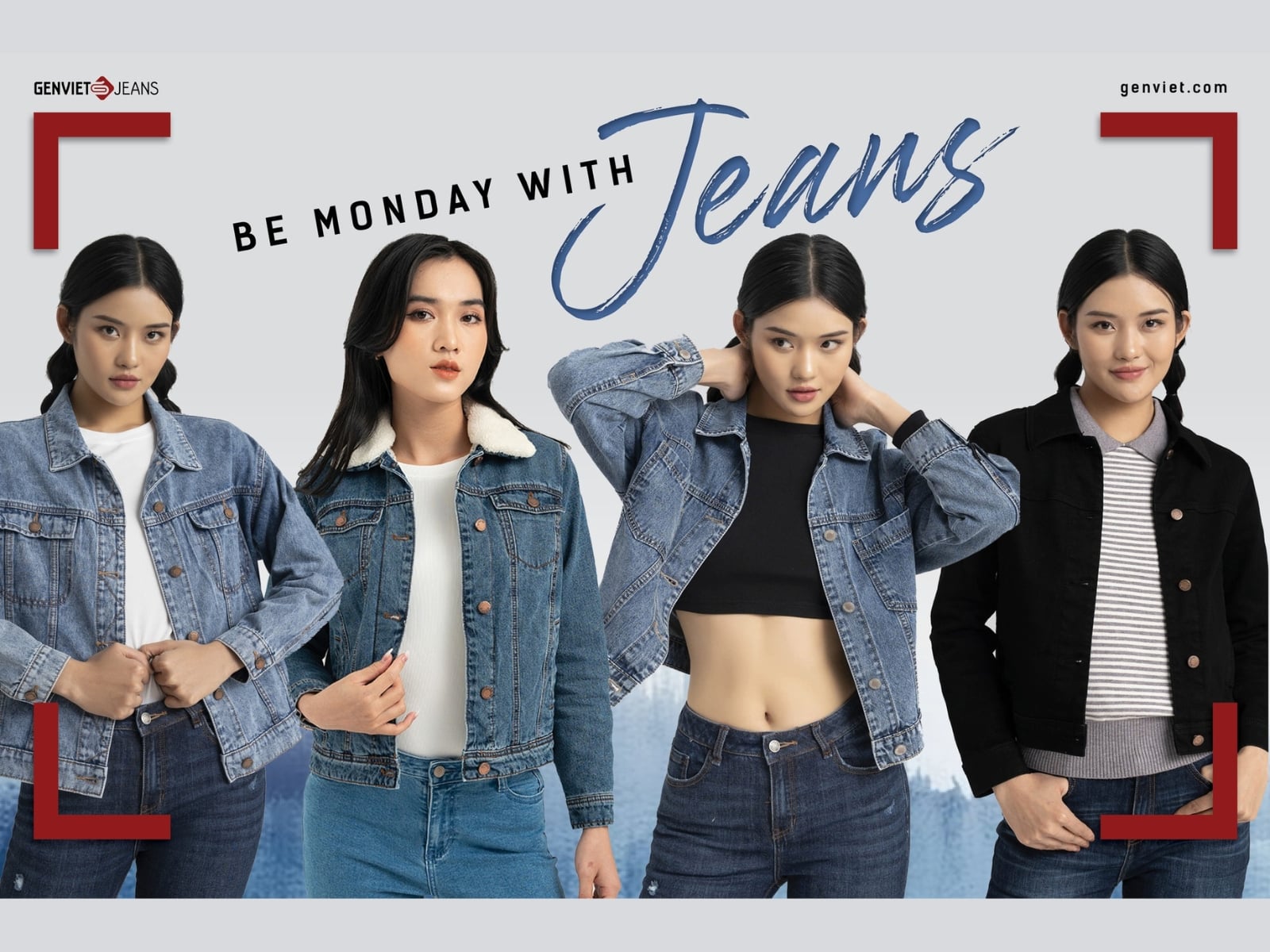 Bật Mí 15+ Cách Phối Đồ Với Áo Khoác Jean Nữ Hack Dáng 5 Outfit áo khoác jean với chân váy ngắn
