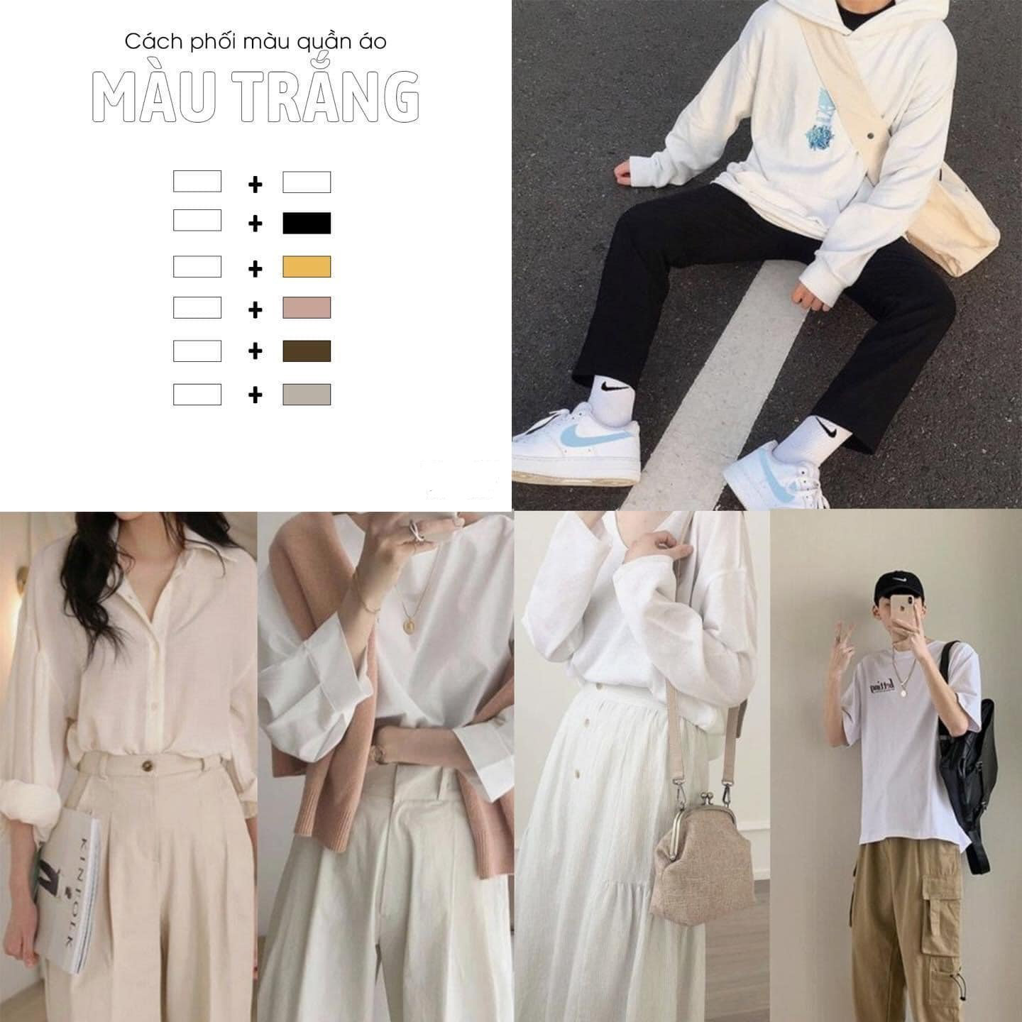 Bảng màu phối đồ nữ