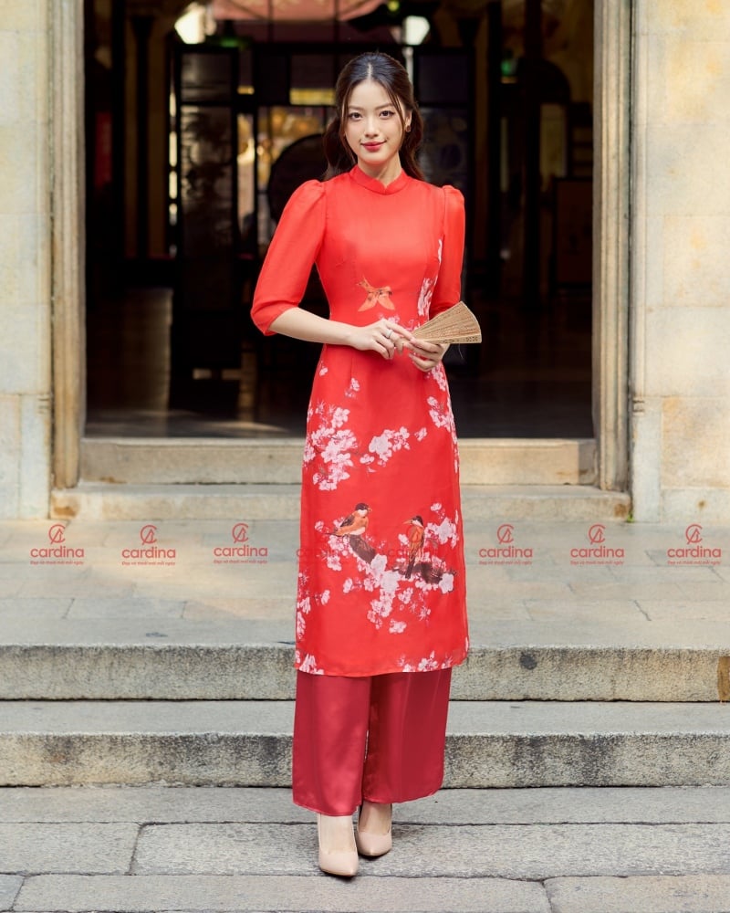 Áo dài cho người hông to