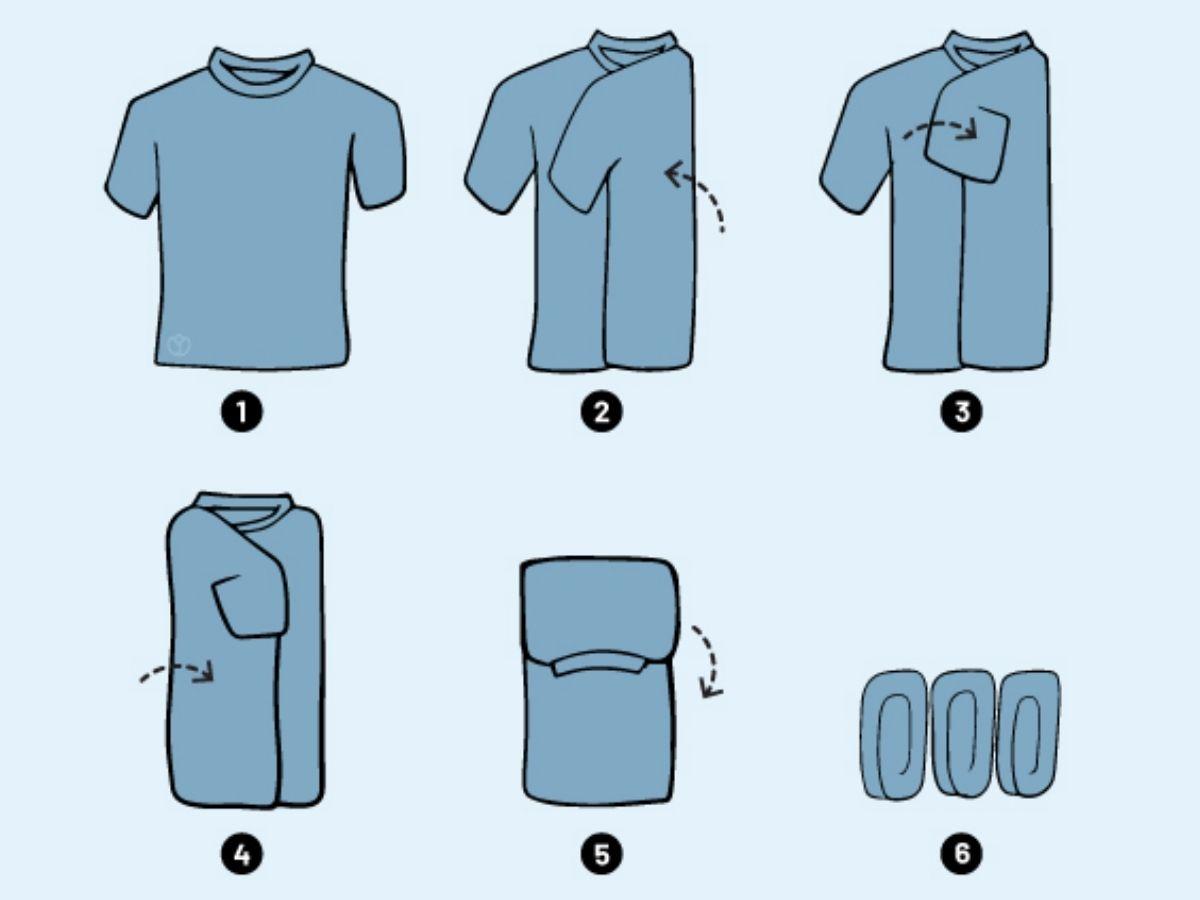 Cách gấp áo len không bị nhăn