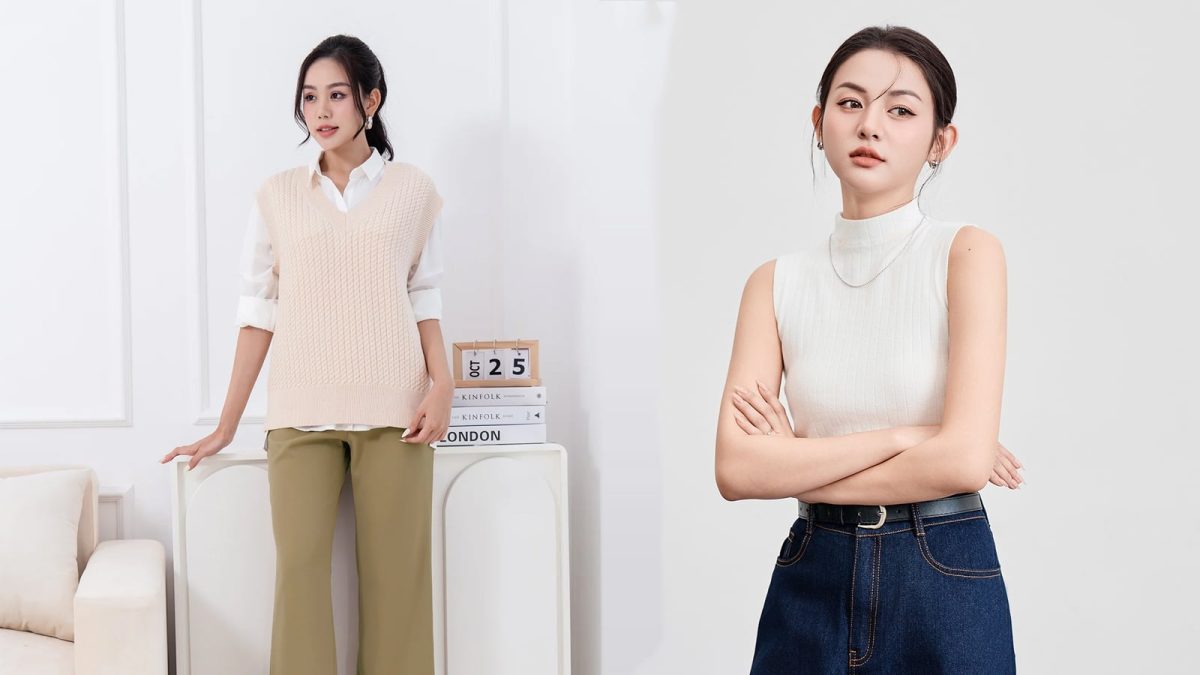 Bí quyết mặc đẹp với quần ống rộng