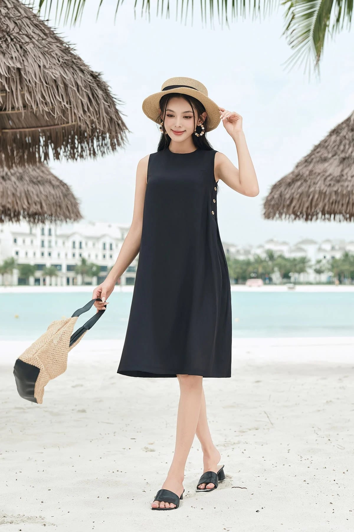 Cách phối đồ đi biển nữ sành điệu