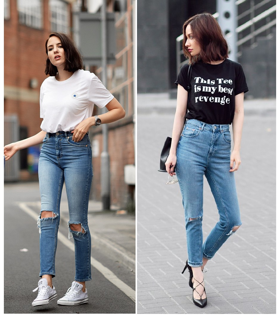 Phối đồ với quần jean nữ công sở