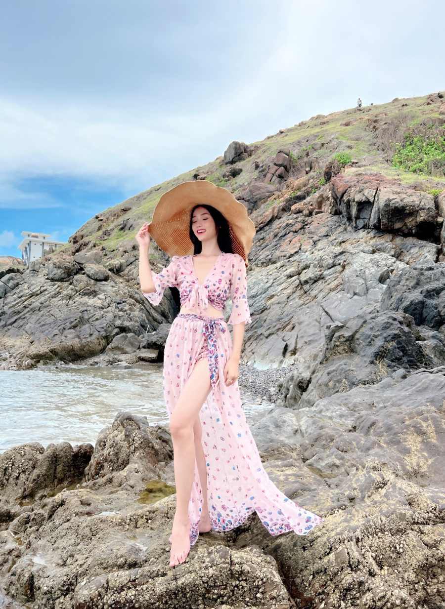 Đầm maxi đi biển cao cấp