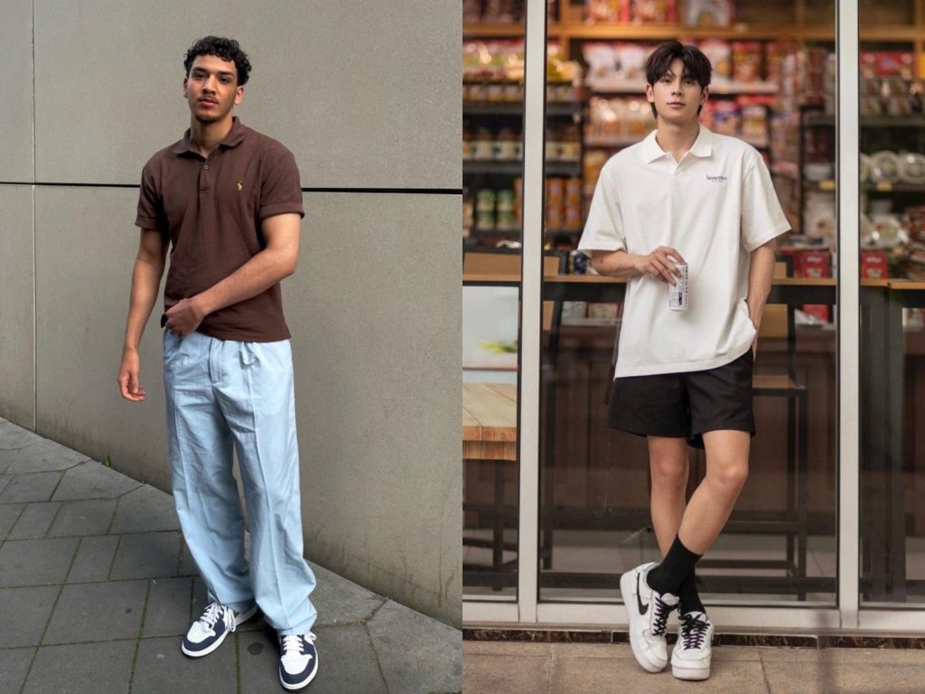 Phối đồ với giày jordan cổ thấp nam