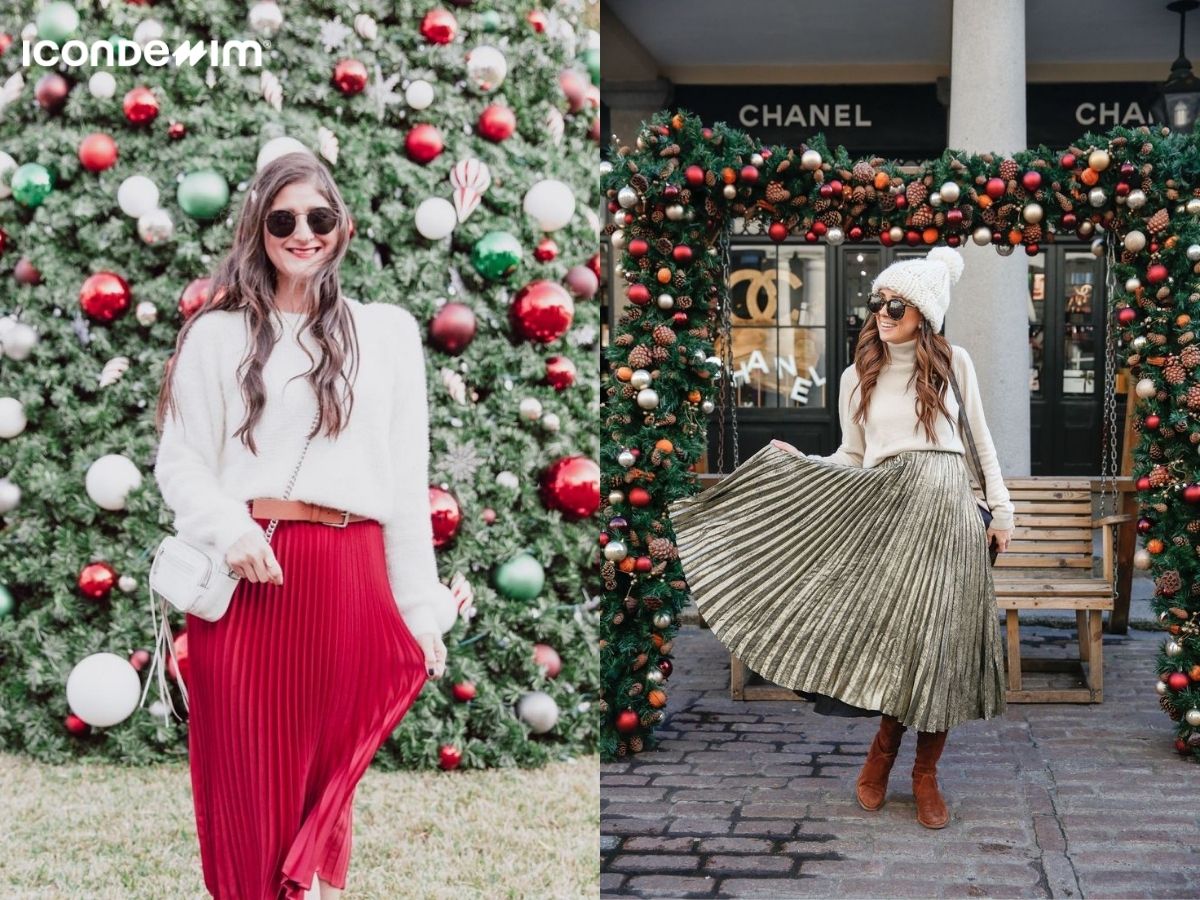 Cách phối đồ đi chơi noel