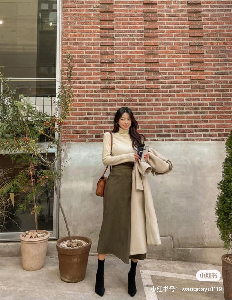 cách phối đồ với áo len oversized