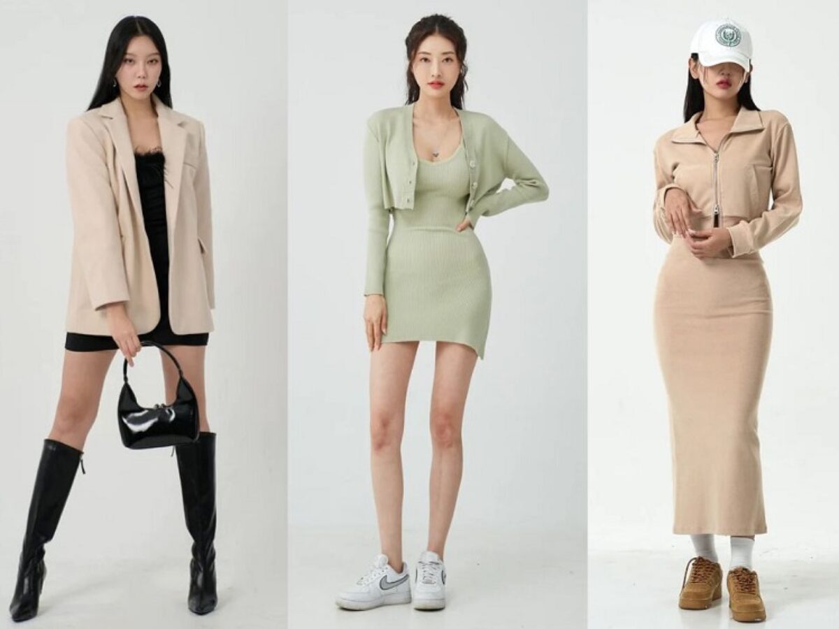 15+ Cách Phối Đồ Với Váy Len Body Dài Sành Điệu 3 mix đồ với váy len body dài
