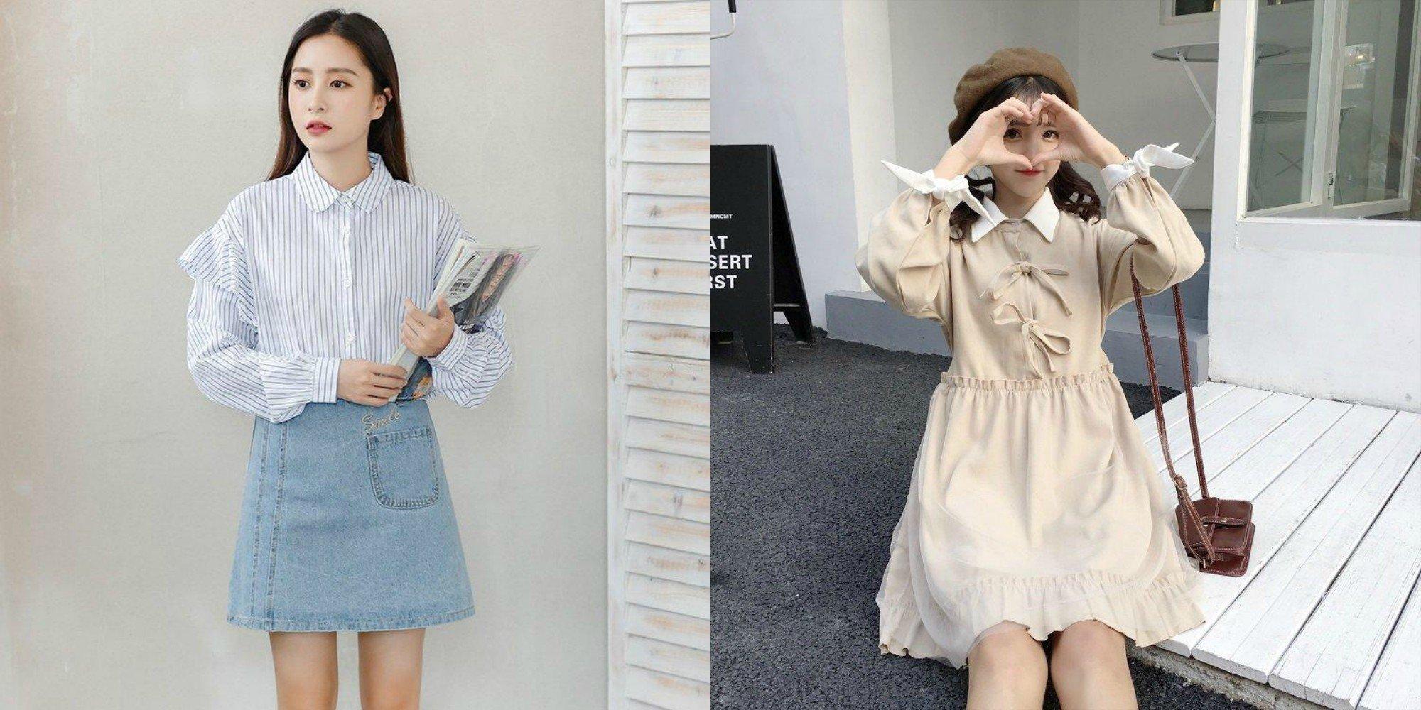 Phối đồ nữ lùn cute với áo croptop