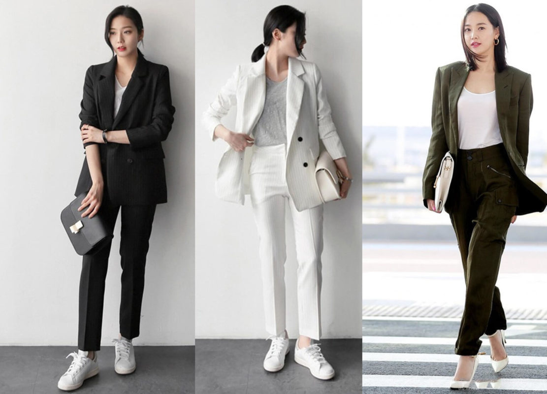 Outfit với blazer nữ dịu dàng