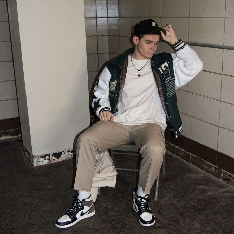 Outfit với jordan 1 low nam