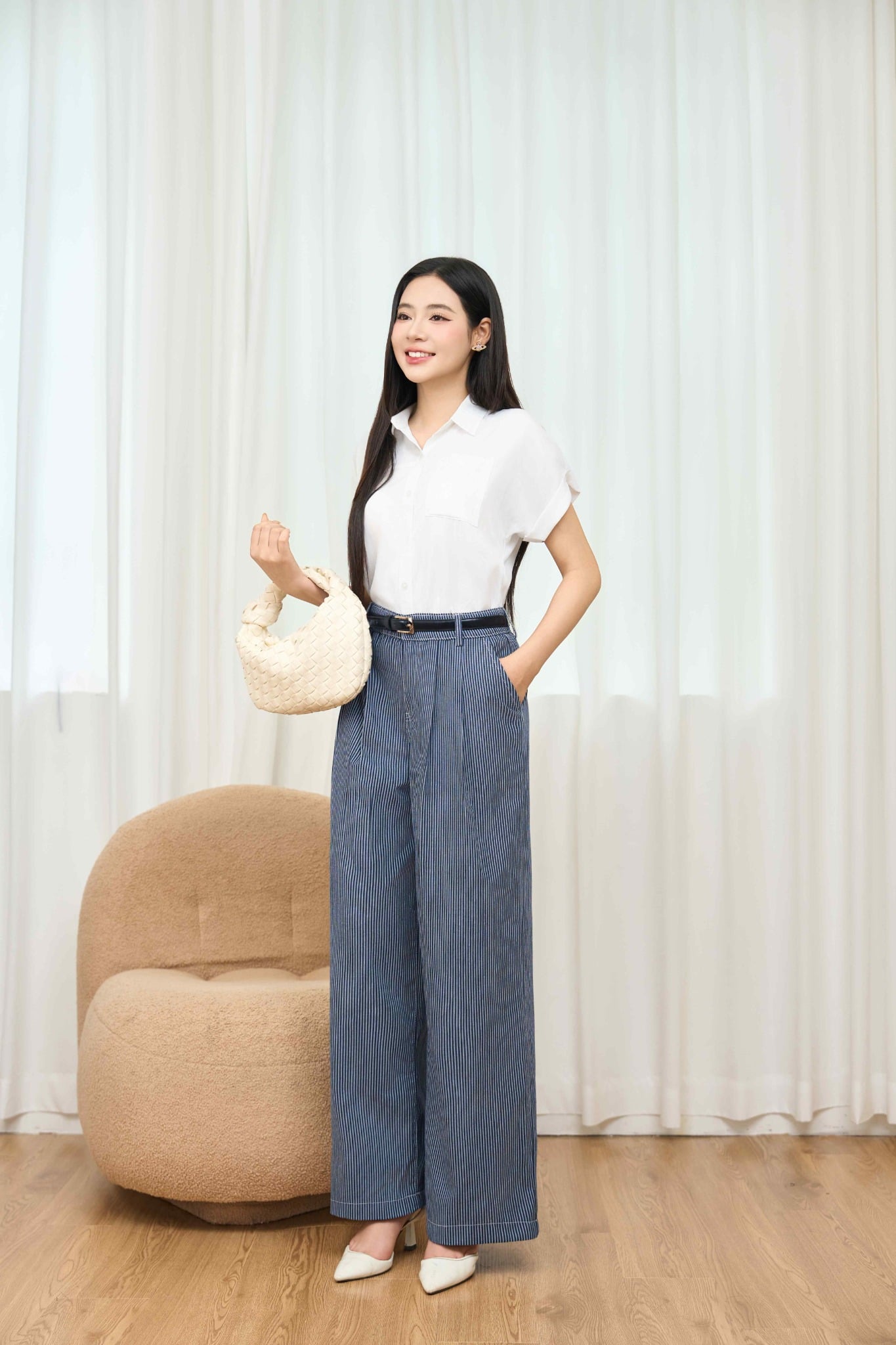 Người gầy có nên mặc sọc ngang