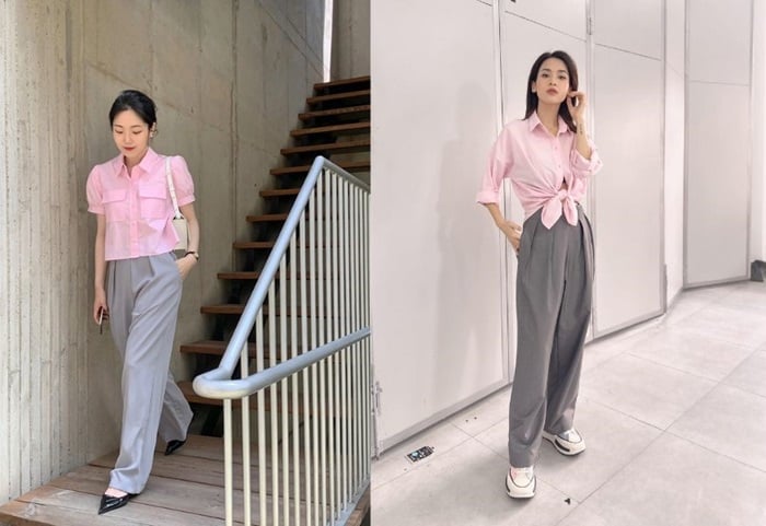 Phối đồ với quần jogger xám