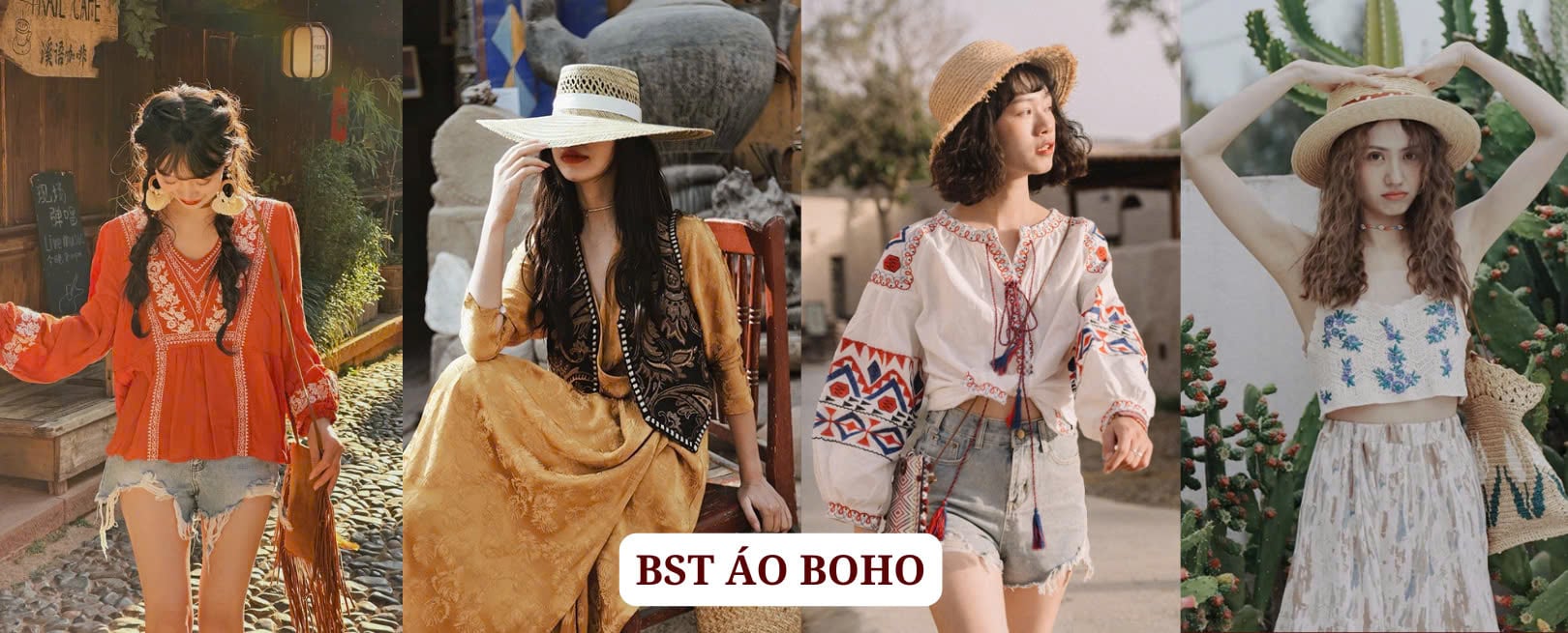 Phụ kiện nâu đất bohemian