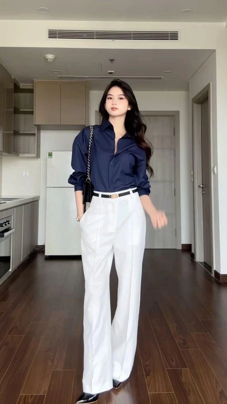Phối đồ layering cho người gầy