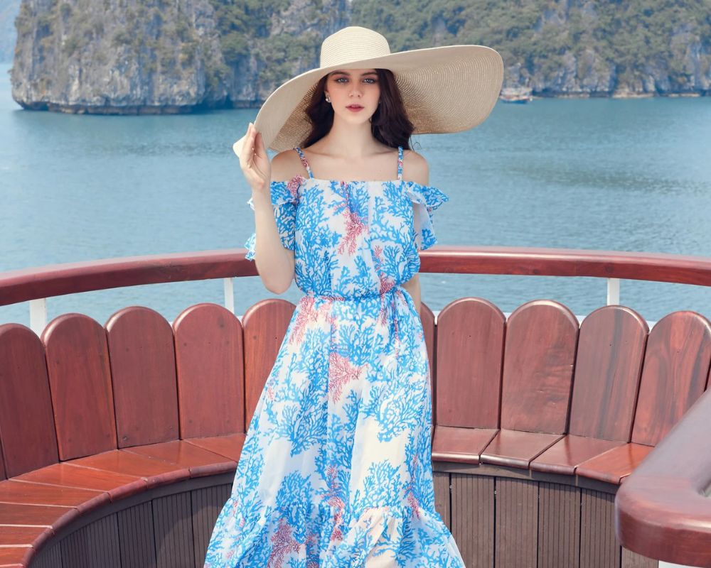 Đầm đi biển đẹp cho nhóm