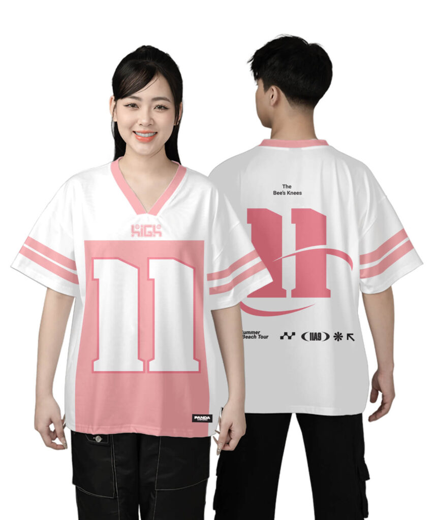 Thiết kế áo lớp màu hồng