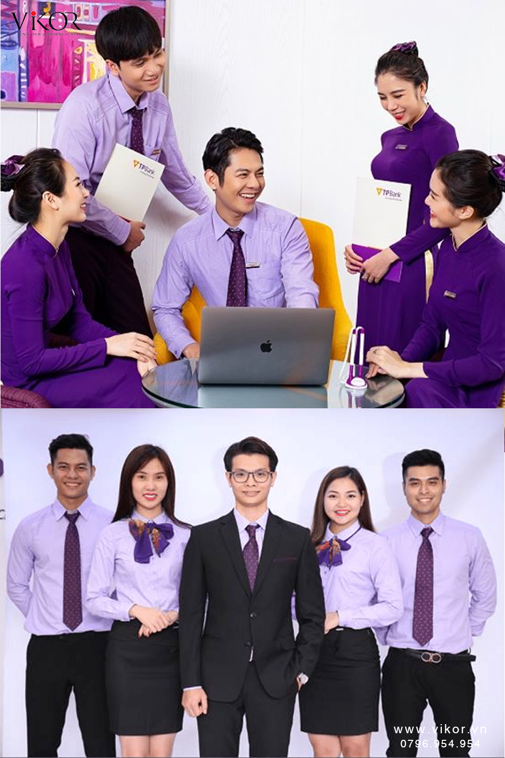 Đồng phục TPBank nữ kèm phụ kiện