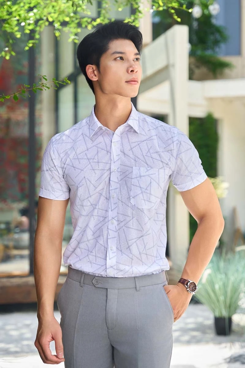 áo sơ mi nam vải đũi