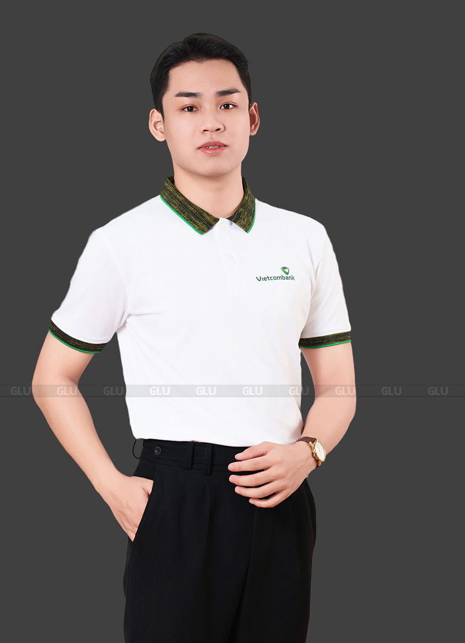 Tất Tần Tật về Đồng Phục Vietcombank & Giải Pháp May Đo 5 Áo thun đồng phục ngân hàng Vietcombank