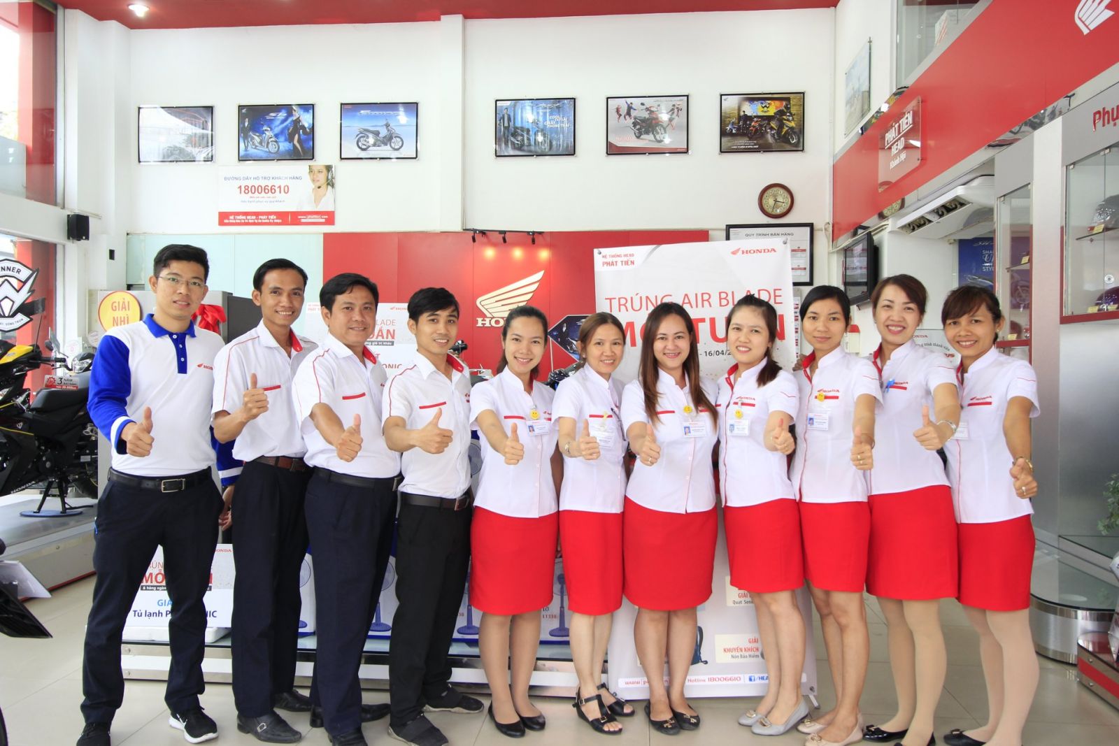 Áo thun đồng phục Honda