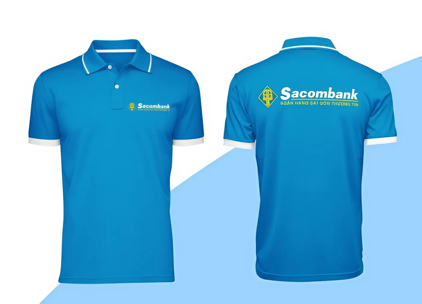 Đồng phục Sacombank chuyên nghiệp