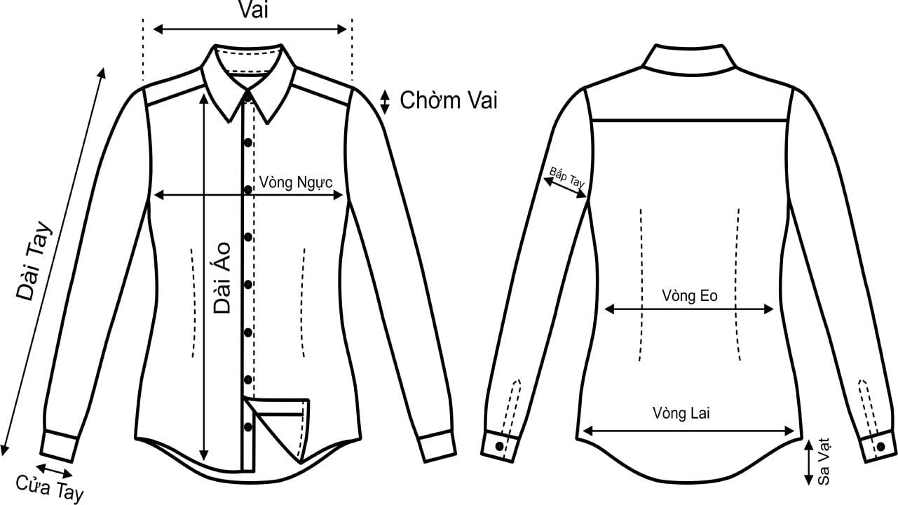 Gấu áo sơ mi