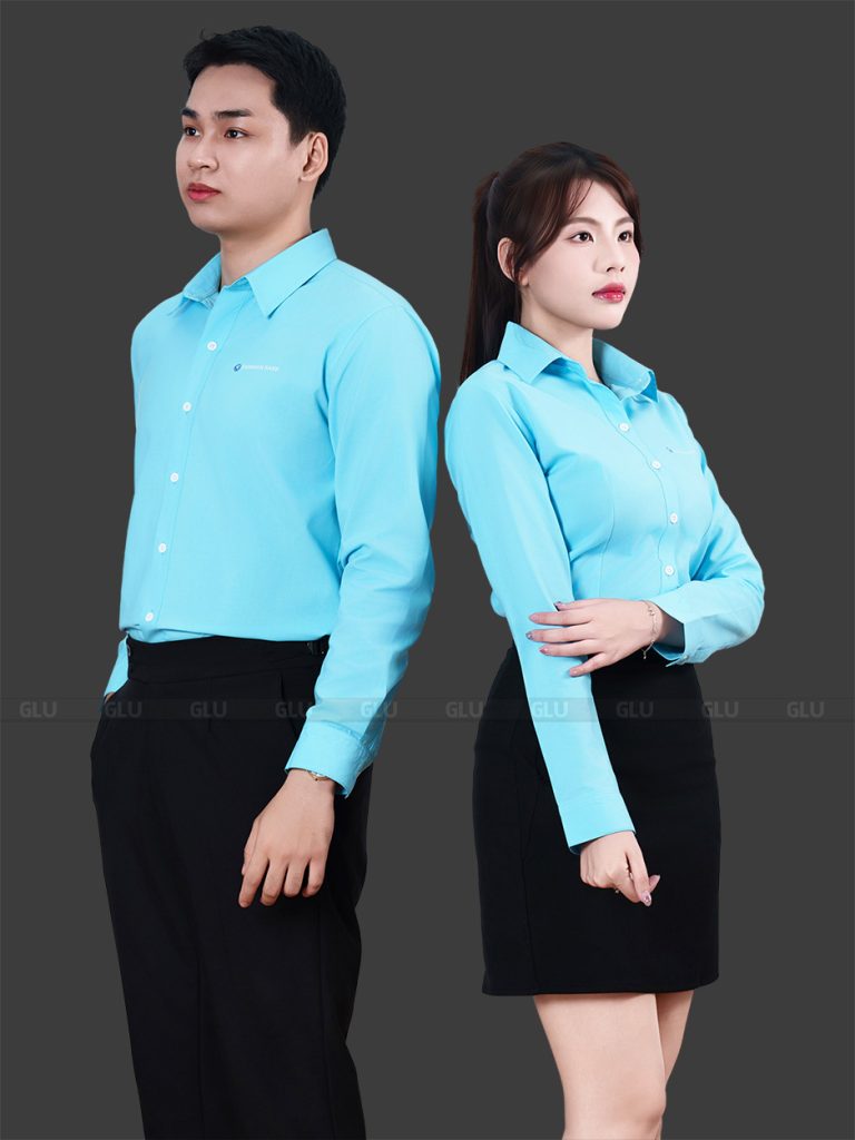 dong phuc ao so mi cong so ngan hang shinhan bank 6