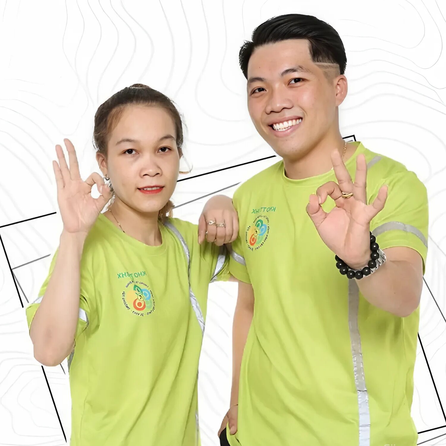 May đồng phục bách hóa xanh