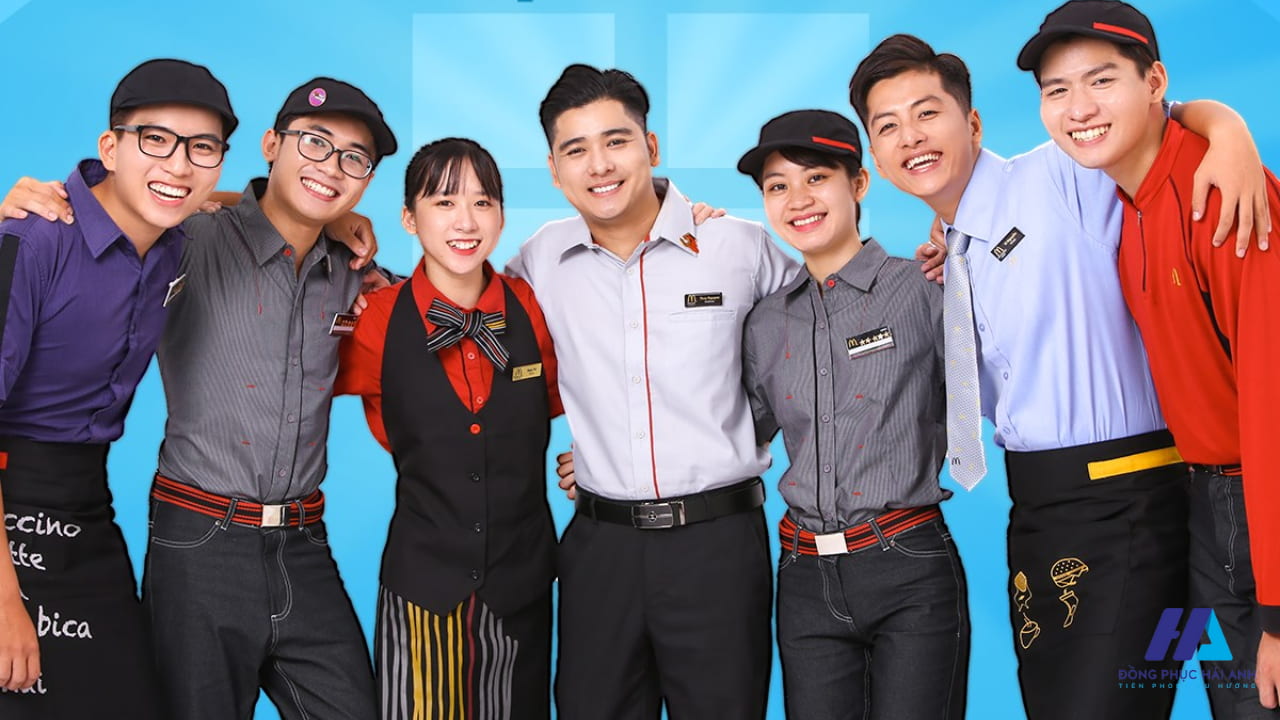 Đồng phục mcdonald chuyên nghiệp
