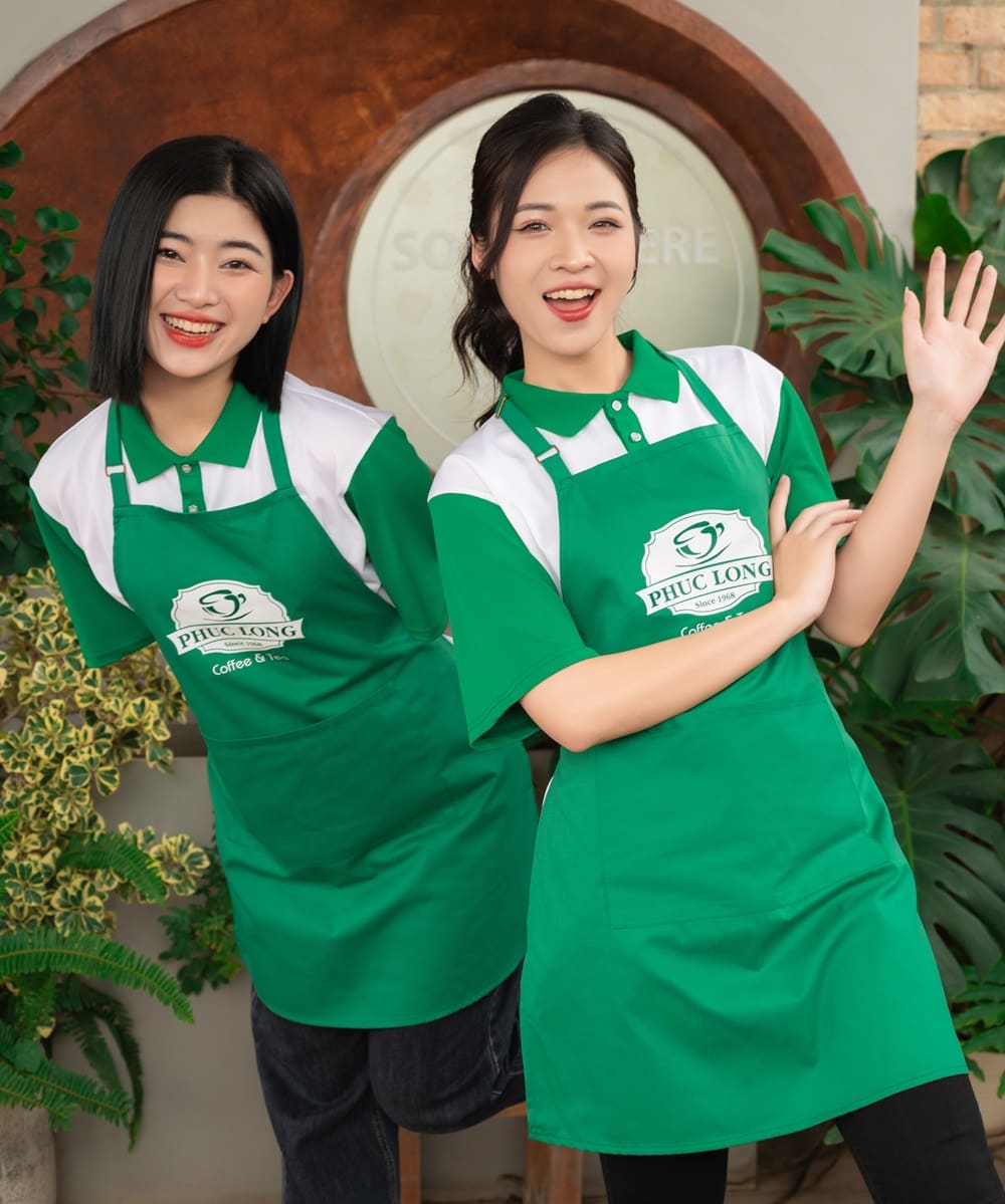 mẫu đồng phục quán cafe