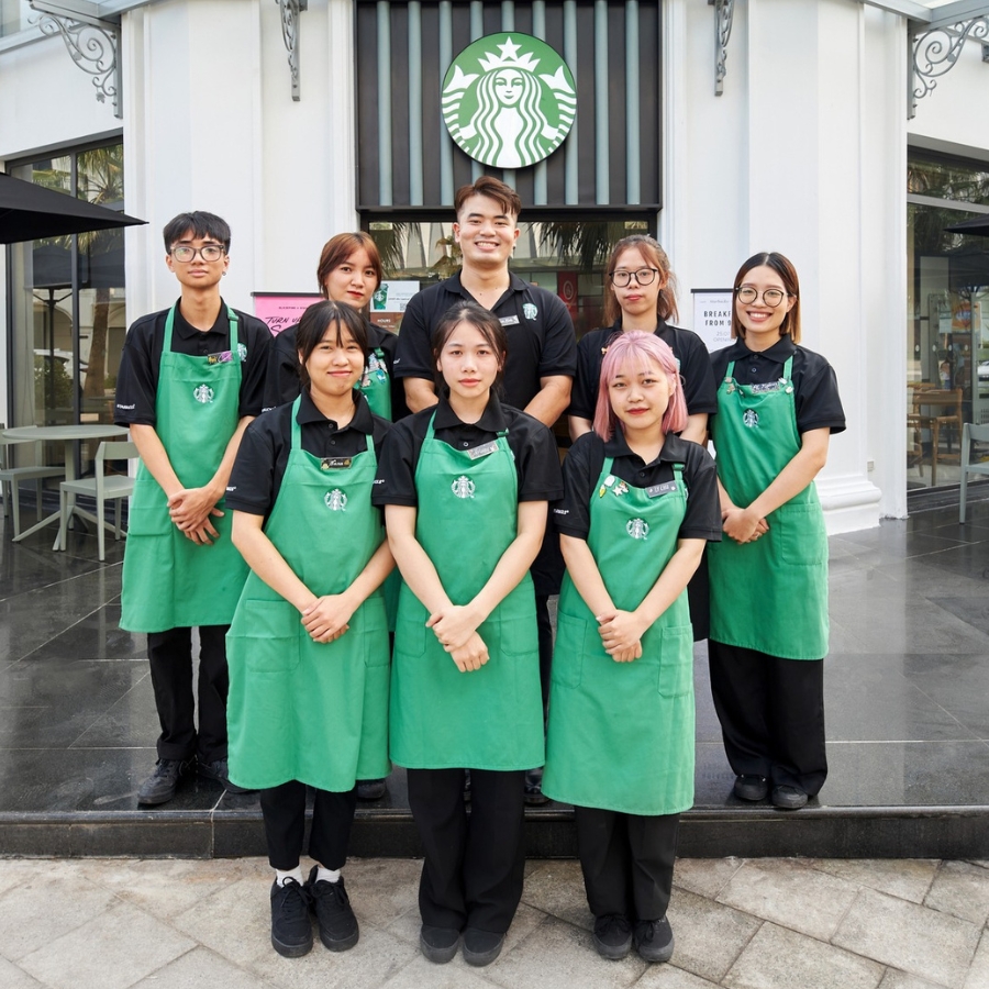 Đồng Phục Starbucks Bí Quyết Xây Dựng Thương Hiệu Quán Cafe 2 Chi tiết đồng phục starbucks