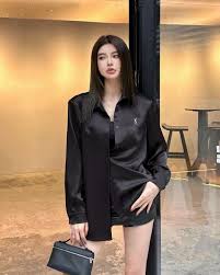 Áo Sơ Mi Lụa Nữ Bí Quyết Chọn Mua Phối Đồ Và Bảo Quản 5 Phối đồ với áo sơ mi lụa nữ