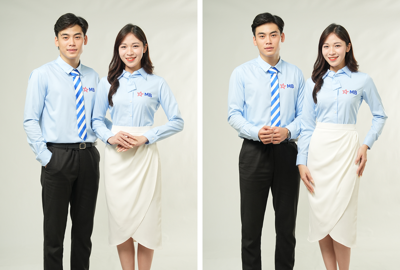Đồng Phục MB Bank Chuẩn Đẹp Chuyên Nghiệp 1 mẫu đồng phục mb bank mới
