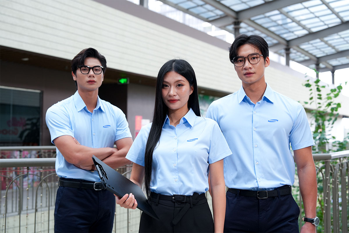 Áo sơ mi đồng phục Samsung