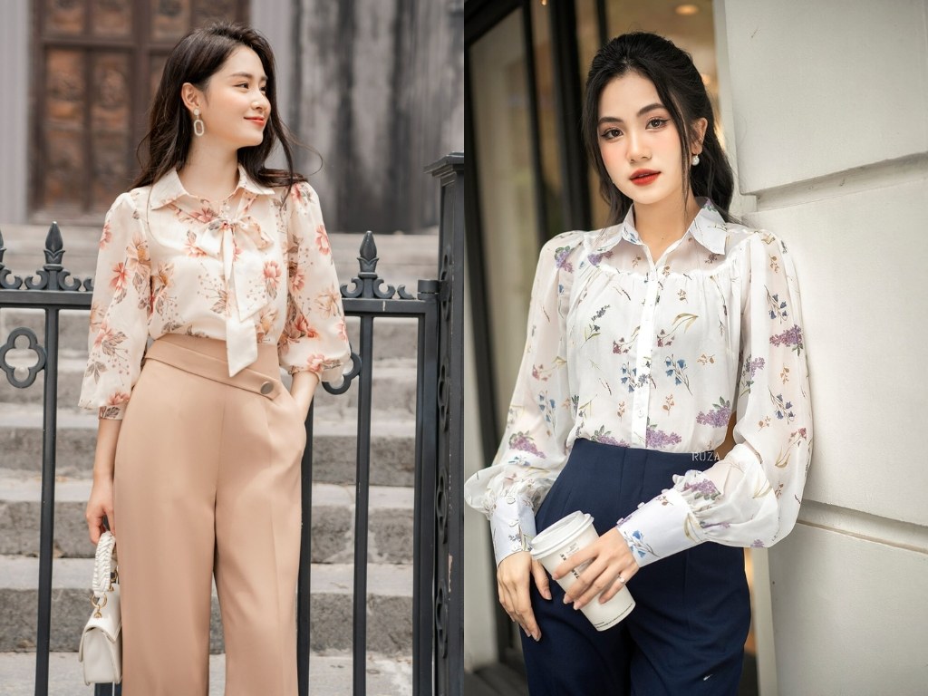 Phối đồ với áo sơ mi sang chảnh