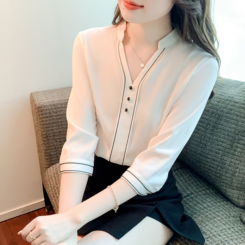 Áo sơ mi lụa hàn quốc