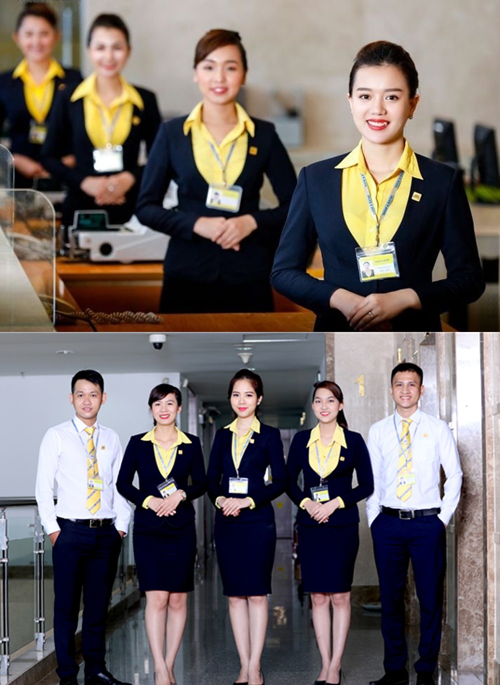 Đồng phục Nam Á Bank cho nam nhân viên