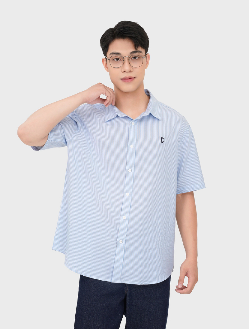 Những mẫu áo sơ mi nam đẹp nhất hiện nay kẻ sọc