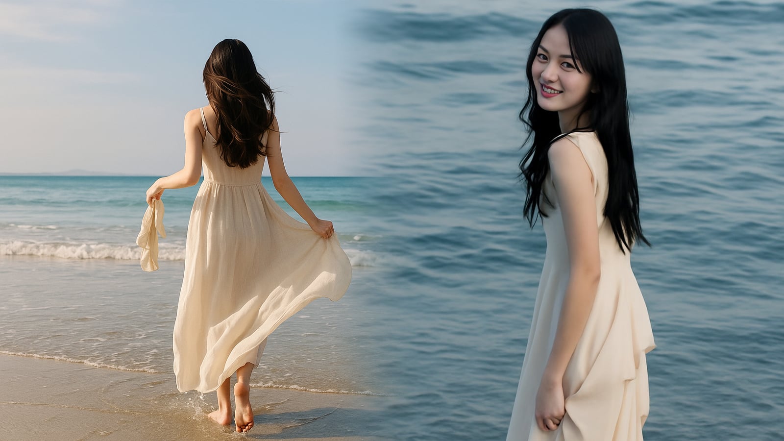 Phối đồ với đầm maxi đi biển